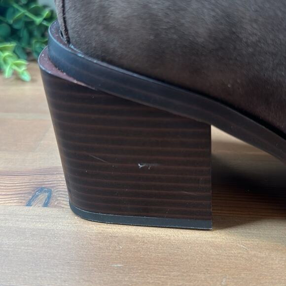 Vince Camuto Kortimy Water Repellent Suede Mid Shaft Boots Size 8.5 - Picture 6 of 11